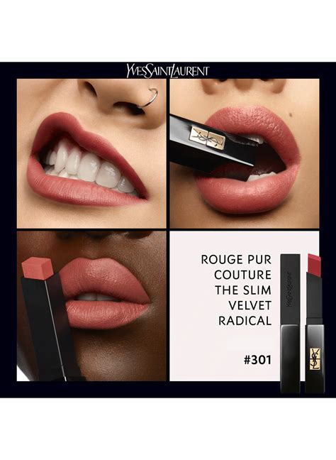 ysl slim lipstick|ROUGE PUR COUTURE THE SLIM VELVET RADICAL .